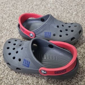 NY Giants Crocs‎ Kida 4/5